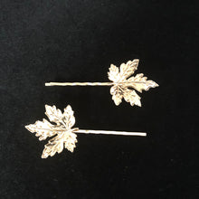 Load image into Gallery viewer, LITTLE LEAF HAIR PIN(2 PACK)