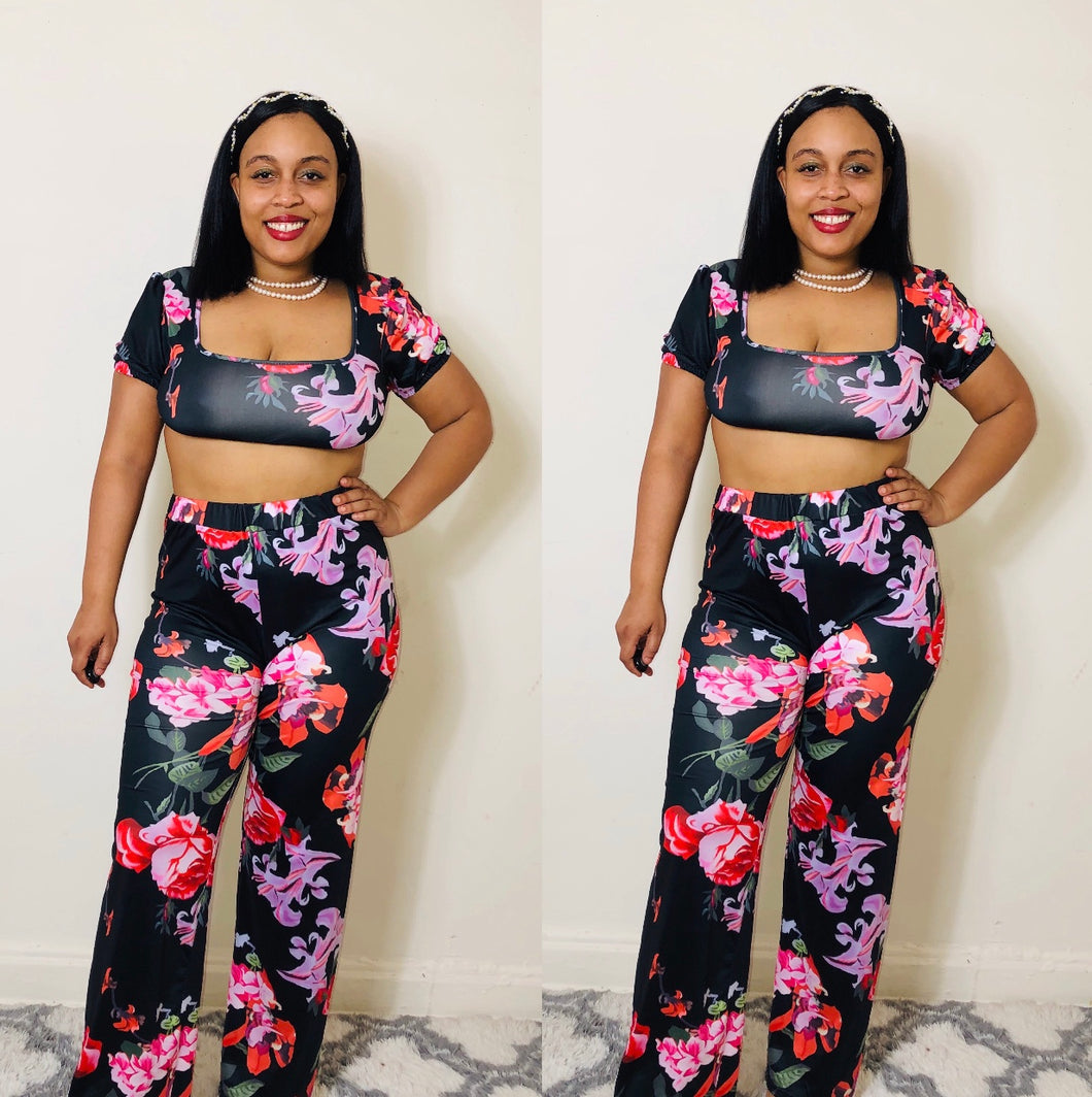 The “Classy Floral” 2 Pc Set
