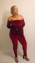 Load image into Gallery viewer, The “Vintage Velvet Hottie” 2 pc set