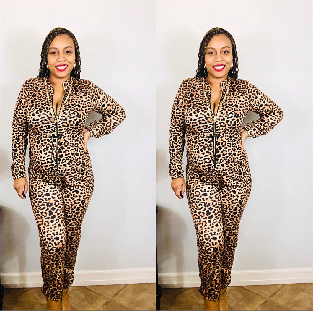 The “Lady Leopard” Jumpsuit