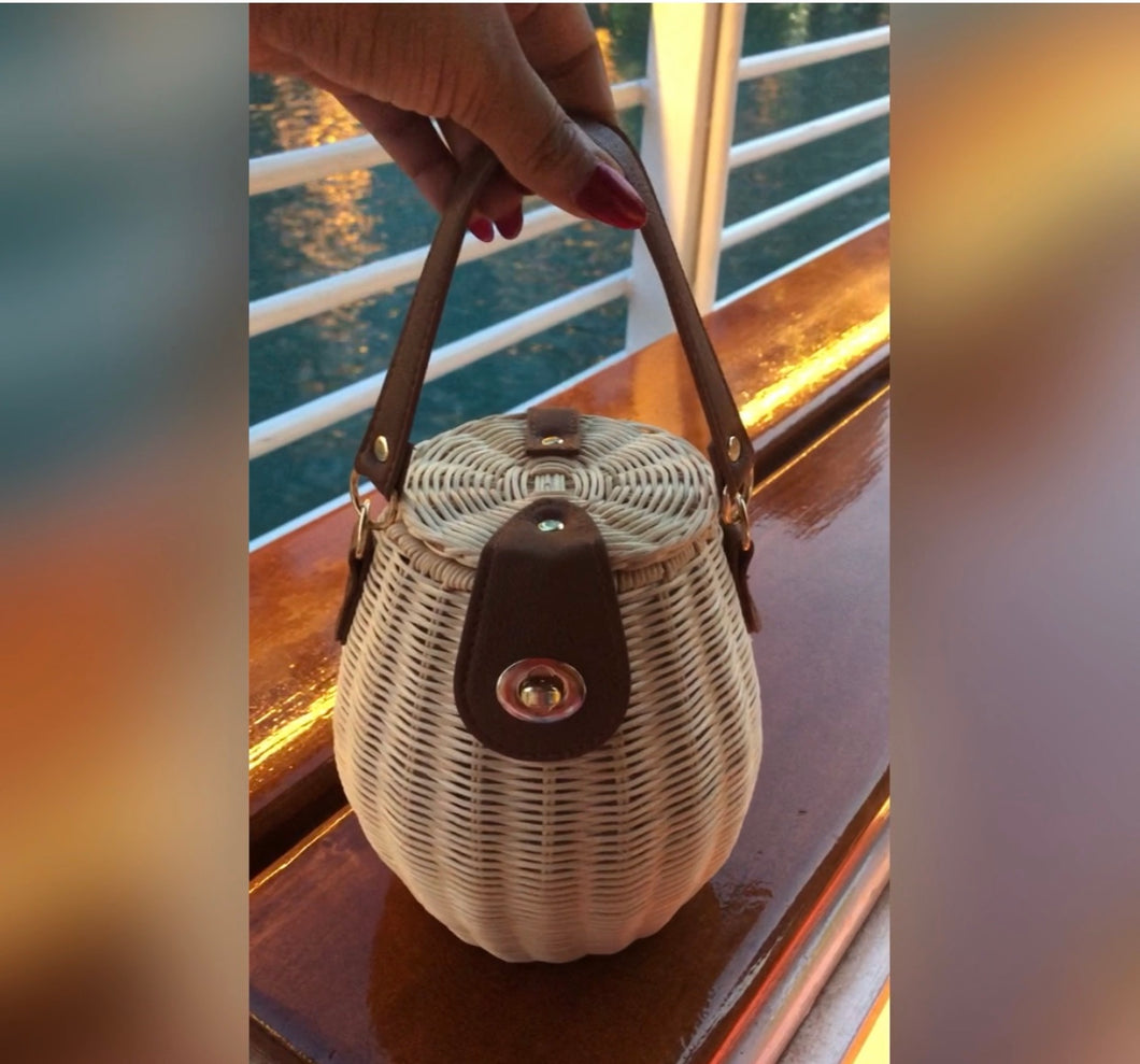 The “Let’s Getaway” Straw Bag