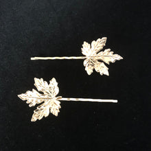 Load image into Gallery viewer, SILVER LEAF HAIR PIN(2PACK)